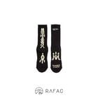 MOOSINA X RAFAC 中筒襪_碳黑, , hi-res